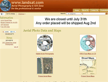 Tablet Screenshot of landsat.com